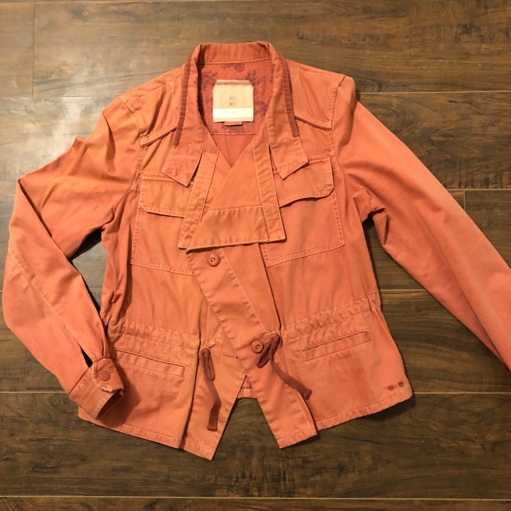 Pink Utility Styled Jacket - Picture 2 of 4